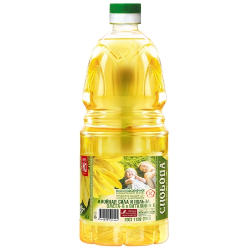 Масло подсолнечное "Слобода"