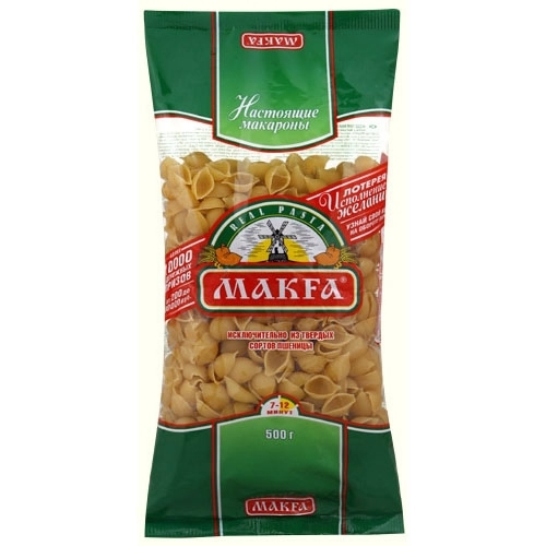 Макароны МАКФА ракушки 400г
