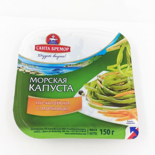 Санта Бремор морская капуста по-корейски с морковью 200гр
