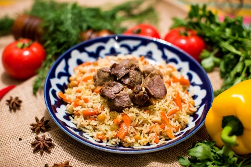 Плов с говядиной