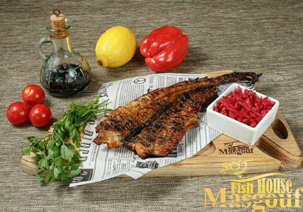 Минтай на углях