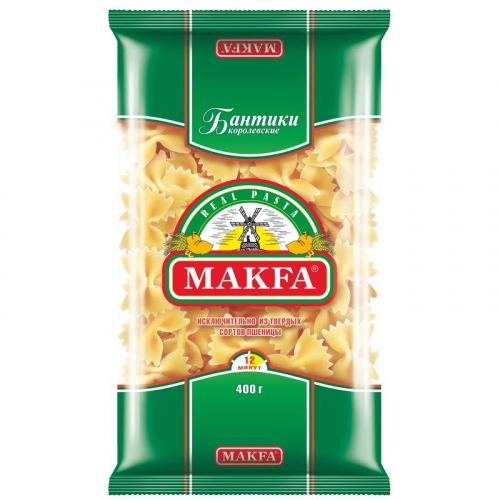 Макароны "Макфа" Бантики 400 гр