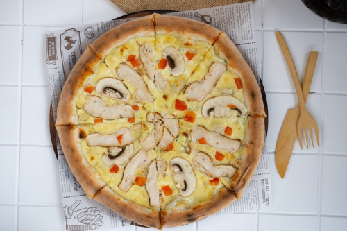 Пицца Куриная с грибами