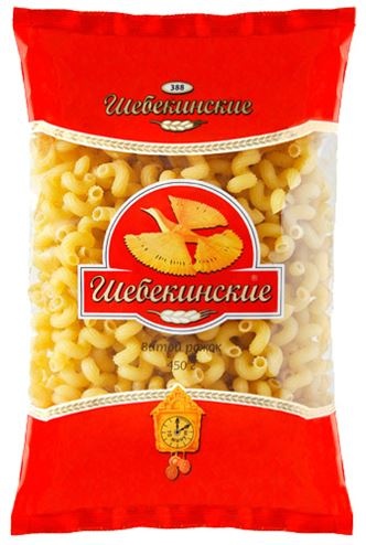 Макароны ШЕБЕКИНСКИЕ витой рожок 450г