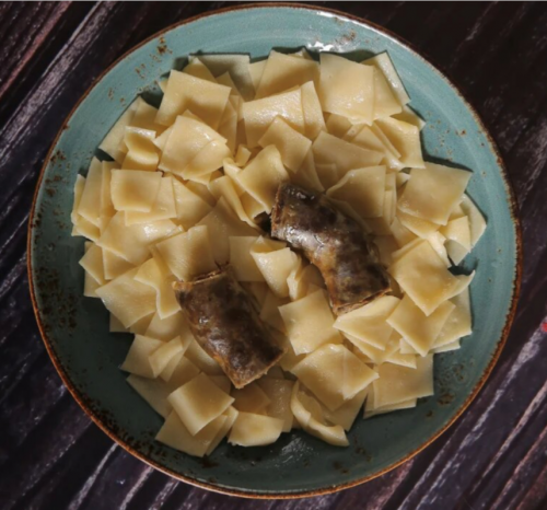 Хинкал Кумыкский с сушеной колбасой