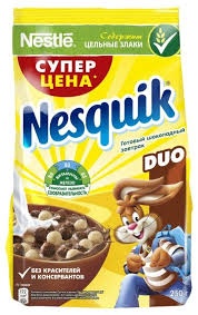 Несквик Готовый завтрак DUO 250 г