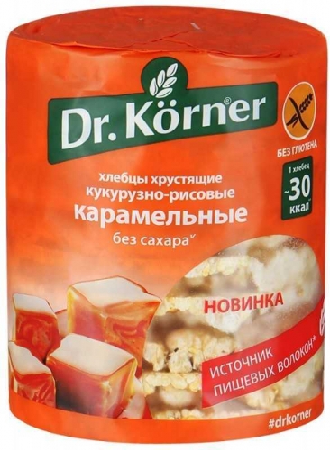 Хлебцы Dr.Korner карамельные