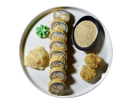 Горячий ролл Цезарь с курицей