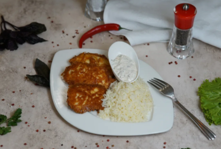 Куриные медальоны с сыром