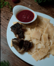 Хинкал Тонкий со свежим мясом 