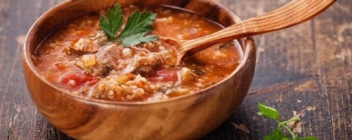 Суп Хъахъари с отварным мясом  