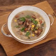 Суп Хъахъари с сушеным мясом 
