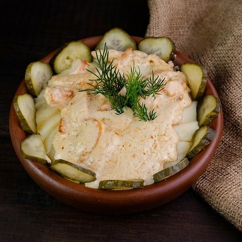 Бефстроганов с курицей