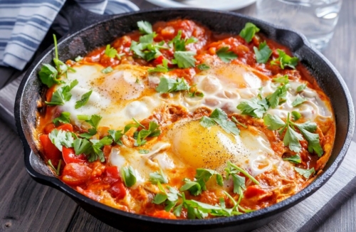 Глазунья с шакшукой
