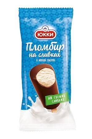 Мороженое пломбир на сливках в глазури ЮККИ 65гр