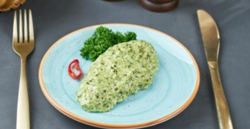 Котлеты куриные паровые со шпинатом