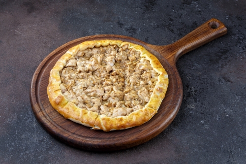 Чуду открытое с курицей и грибами