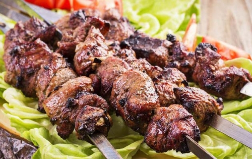 Шашлык из белого мяса
