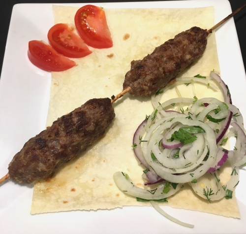 Шашлык Люля баранина на шпажке