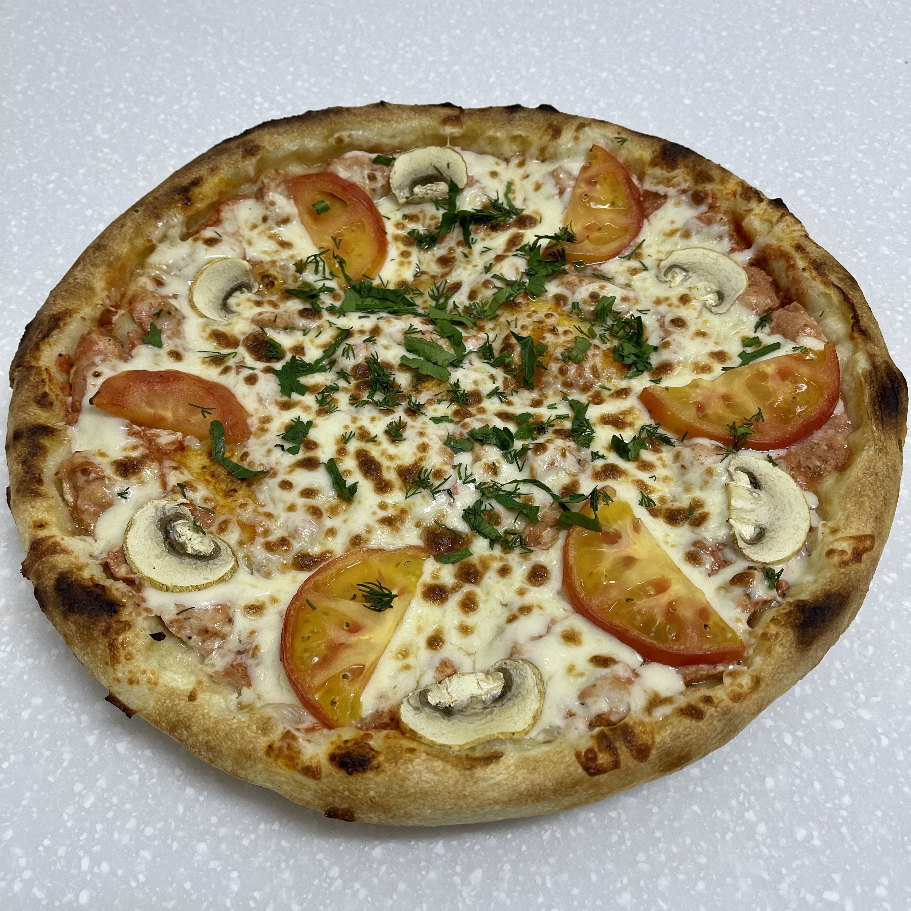 Пицца Куриная с грибами 31см