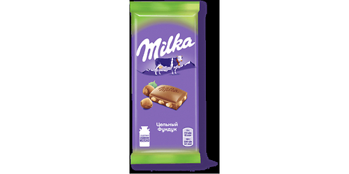 Милка шок,плитка цельный фундук