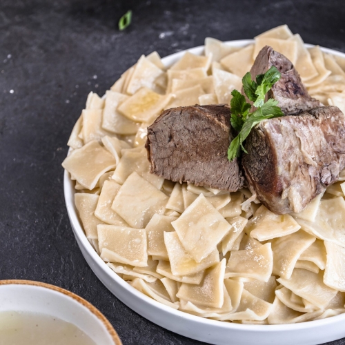 Хинкал с отварным мясом
