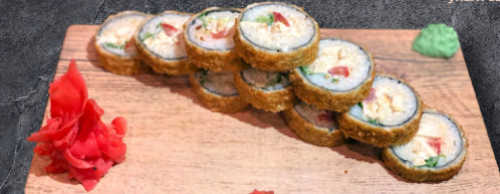 Ролл Цезарь с креветками
