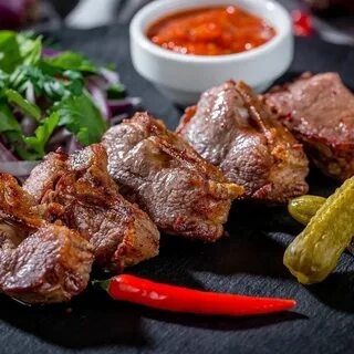 Баранина мякоть на гриле
