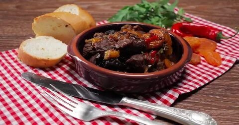 Жаркое с сушеным мясом