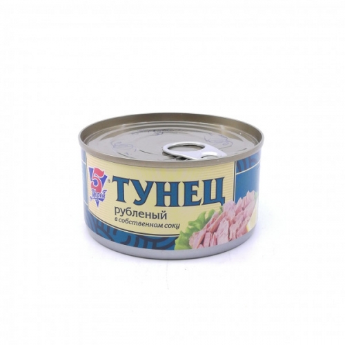 За Родину Тунец филе натур 190гр