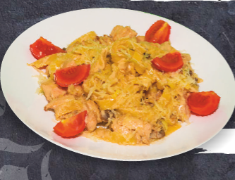 Паста Фетучини с курицей