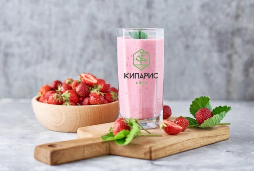 Коктейль Молочно-Клубничный
