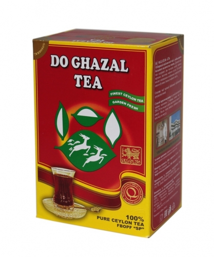 Чай цейлонский черный байховый Do Ghazal tea 225г