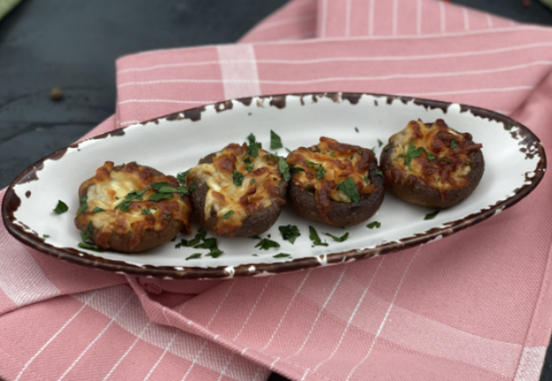 Шампиньоны запеченные под сыром