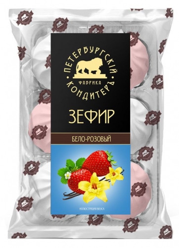 Зефир бело розовый аром фабрика
