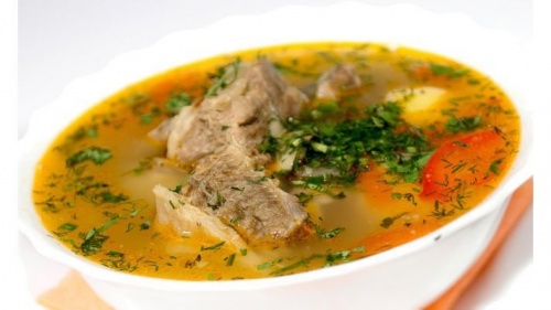 Суп из бараньей шейки