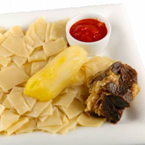 Кумыкский хинкал с сушеным мясом