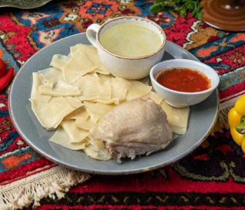 Кумыкский хинкал с курицей