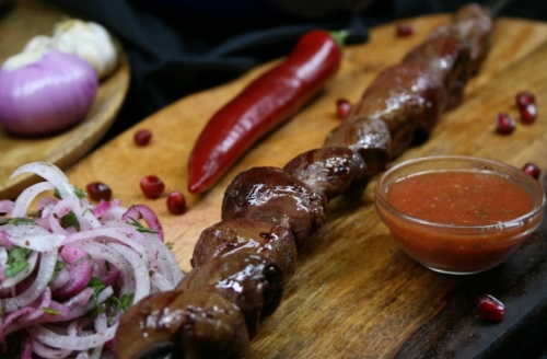 Шашлык из бараньей почки