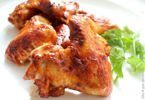 Шашлык из куриных крылышек 