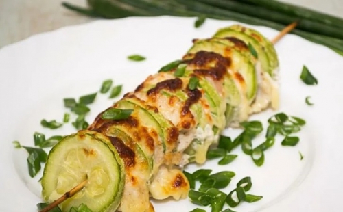 Шашлык из кабачков