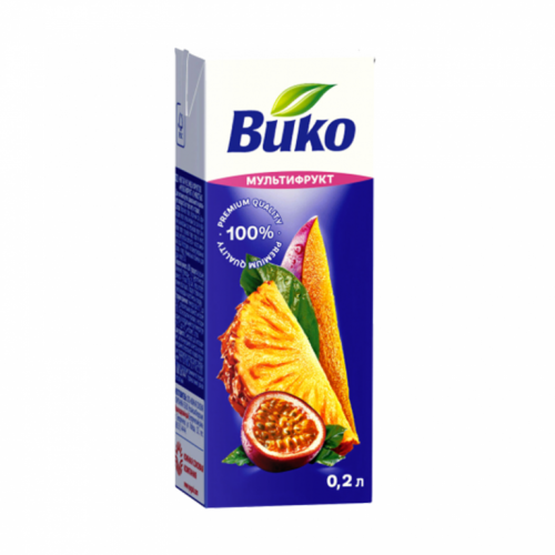 Натуральный сок "Вико" Мультифрукт 
