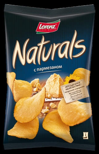 Naturals Кортофельные чипсы с пармезаном