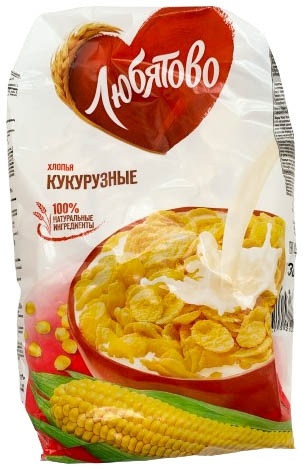 Хлопья кукурузные Любятово