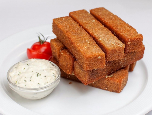 Гренки чесночные