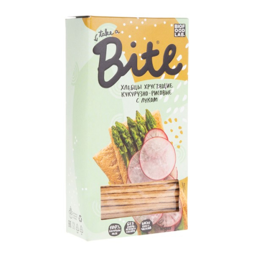 BITE Хлебцы кукузно-рисовые с луком 150г