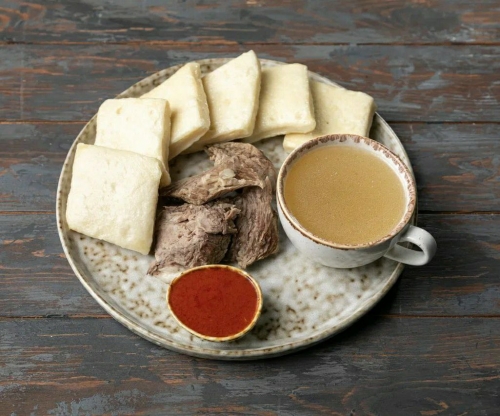 Аварский хинкал с сушеным мясом