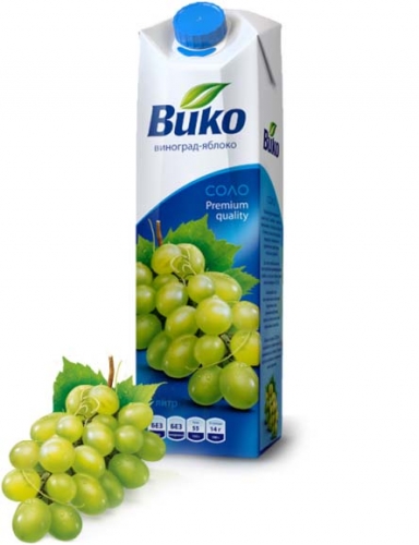 Натуральный сок  "Вико" Виноград-Яблоко