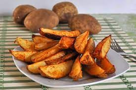 Запеченные картофельные дольки