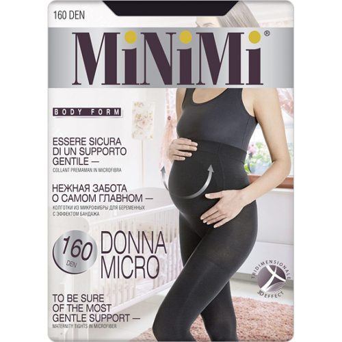 Колготки из микрофибры для беременных с эффектом бандажа  160 DEN